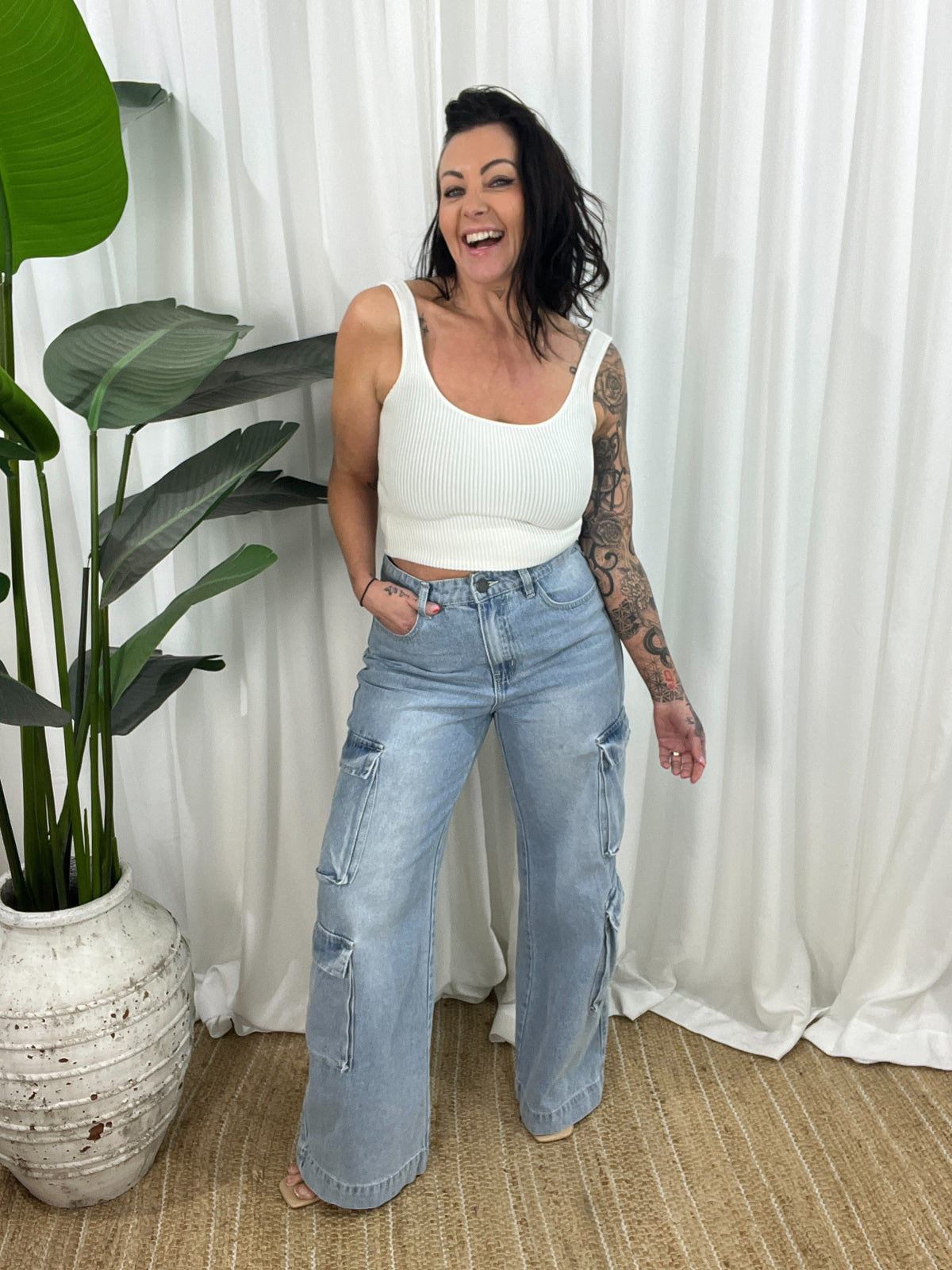 Hooper Jeans- Washed Blue