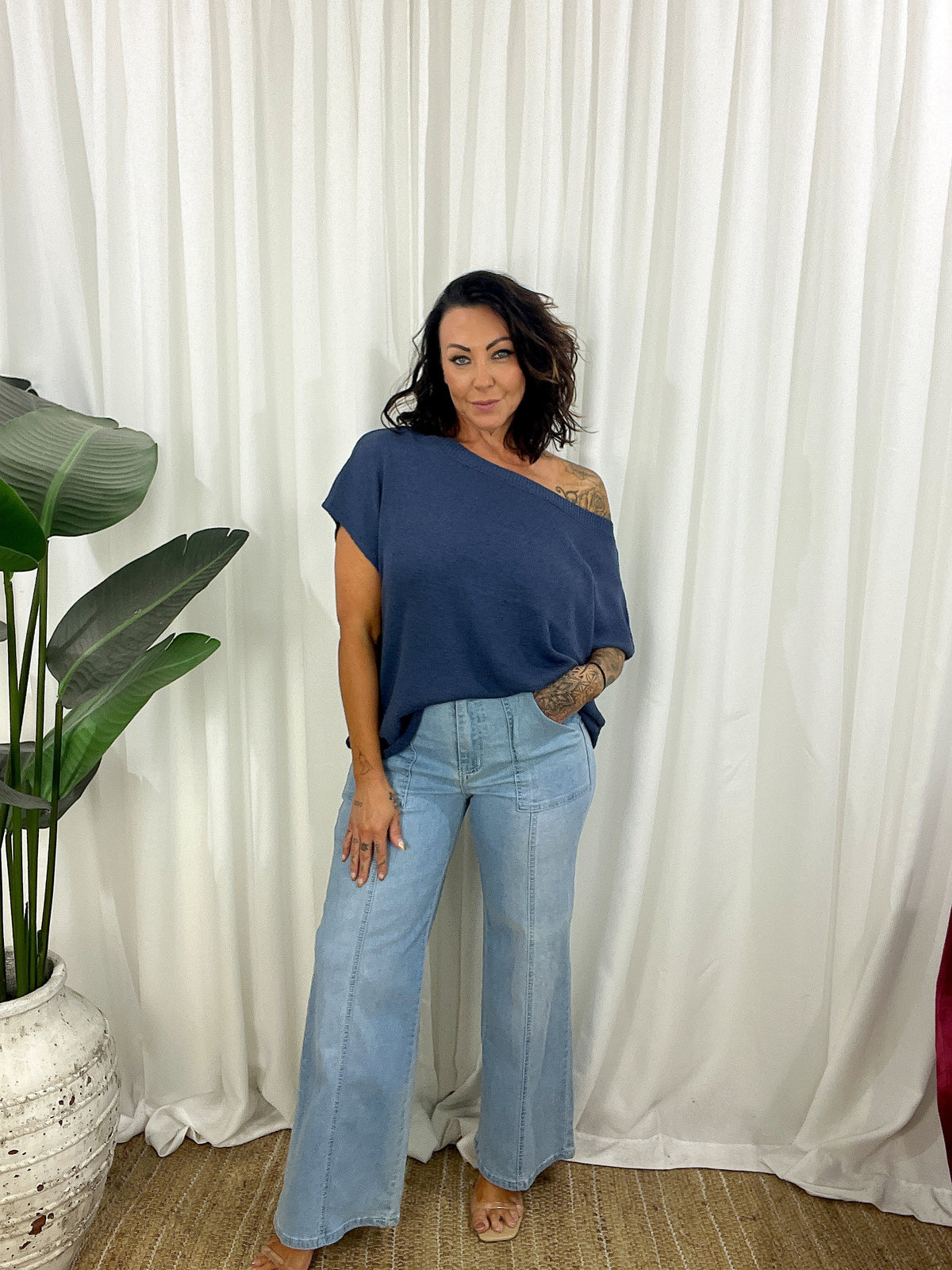 Vesper Crepe Top