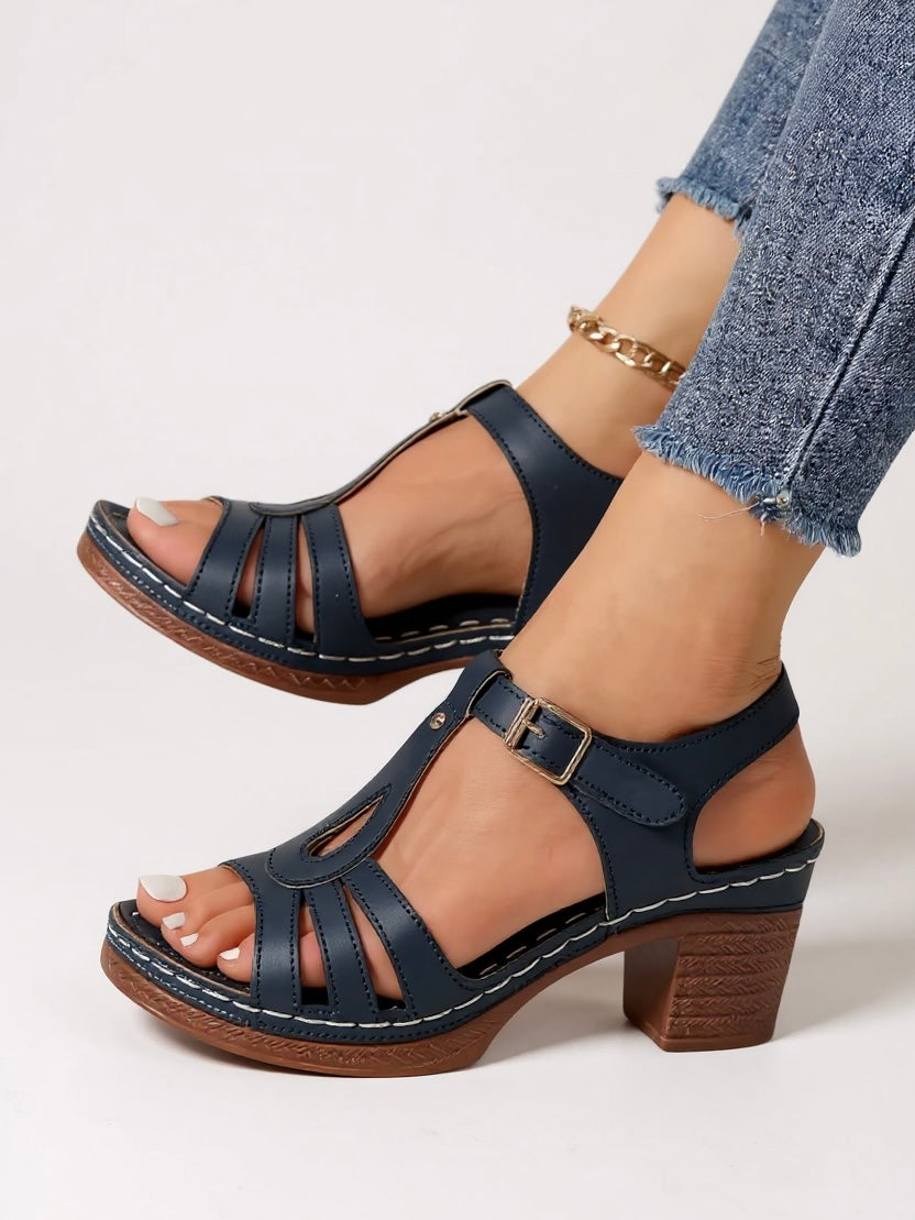 Mira | Lift Block Sandals