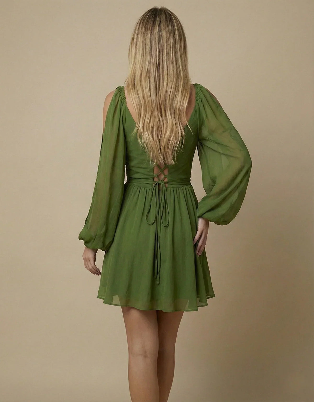 Layla | Mini Dress With Balloon Sleeves