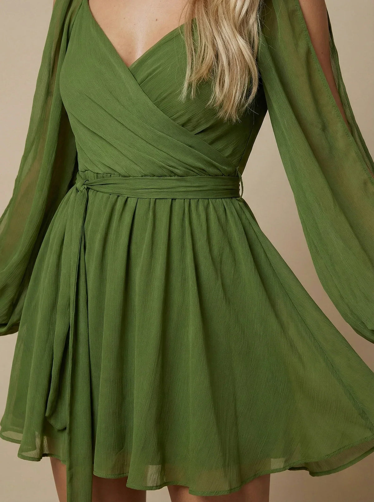 Layla | Mini Dress With Balloon Sleeves