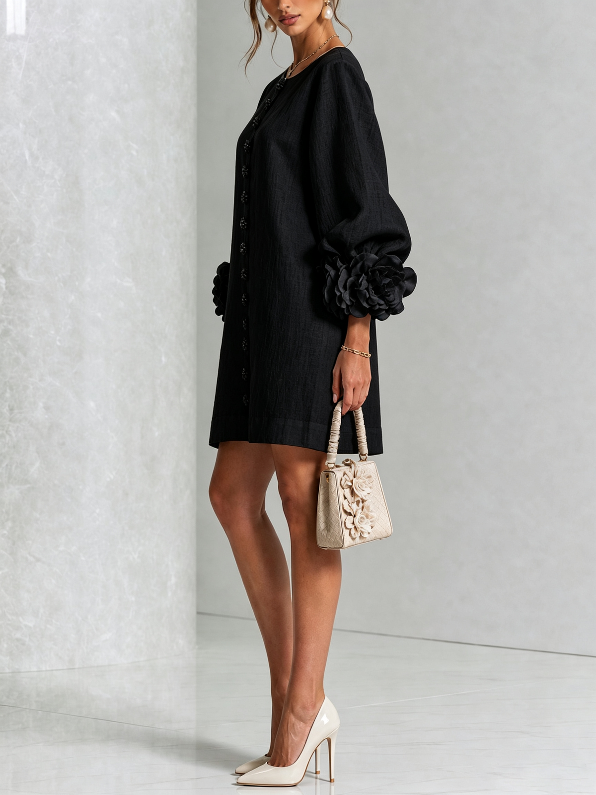 Rosalie - Button-Down Mini Dress