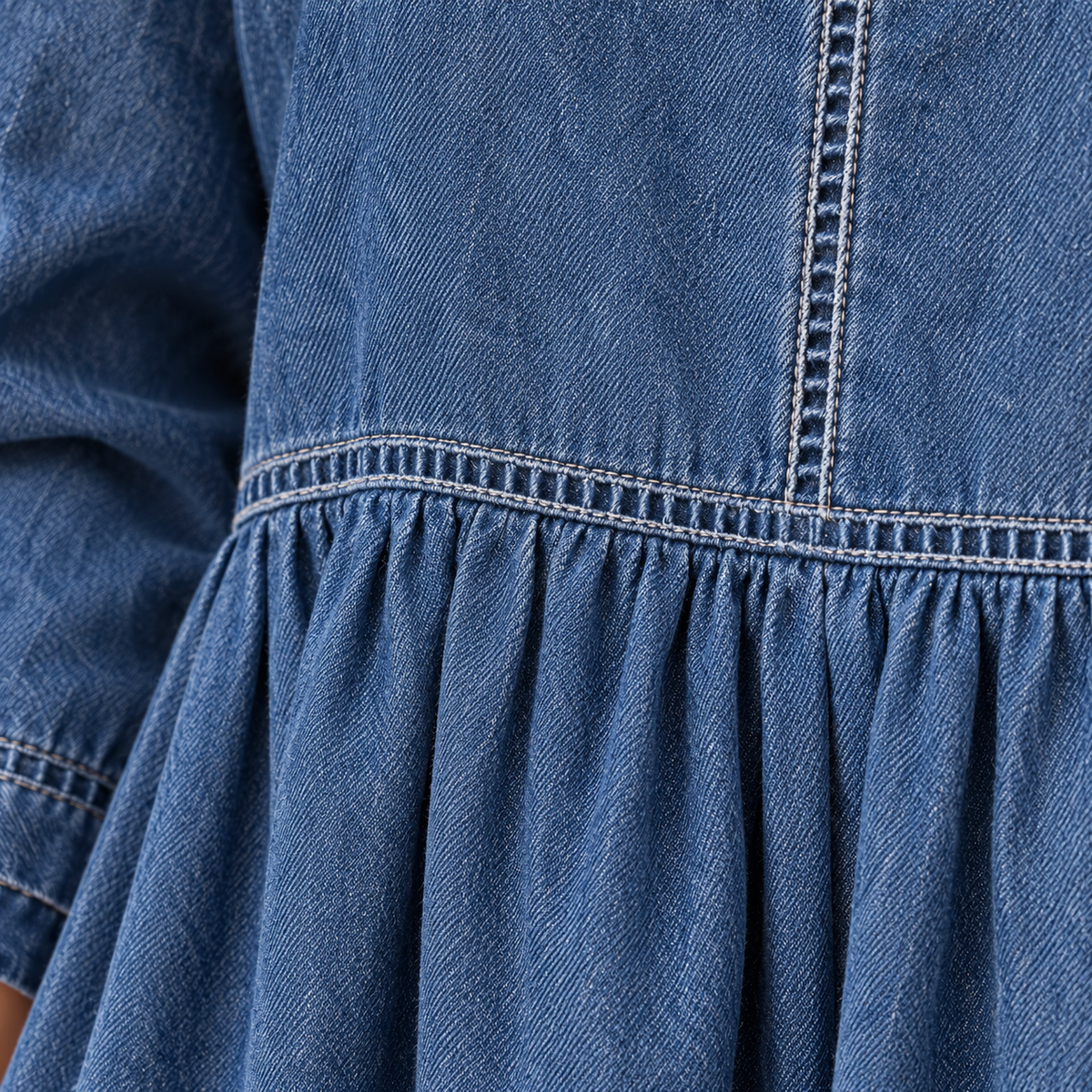 Zephyrelle | Vintage Denim Maxi Dress