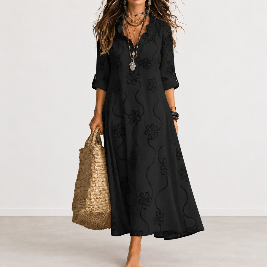 EVELYN MELBOURNE | FLORAL MAXI DRESS FOR WOMEN