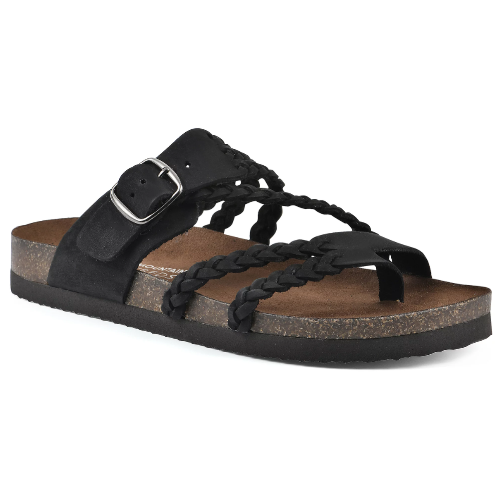 Bronte | Women's Braided Buckle Flat Sandals