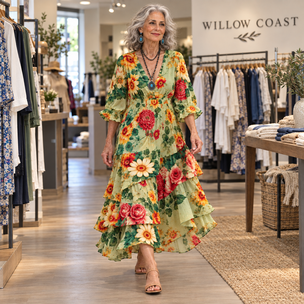 Stella™ | Vintage Floral Dress