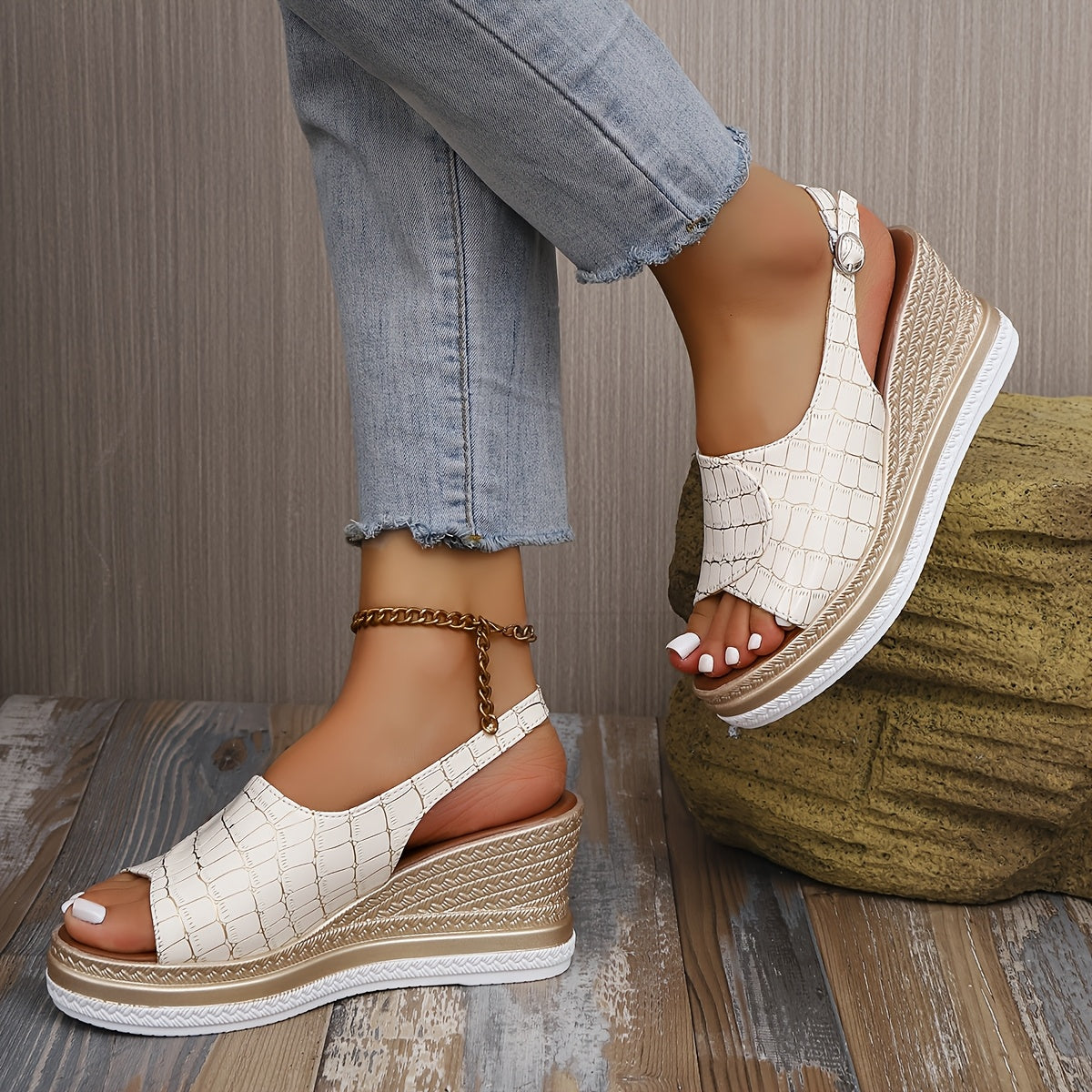 Marbella™ | Wedge Sandals Sculpted Elegance With Summer Lift