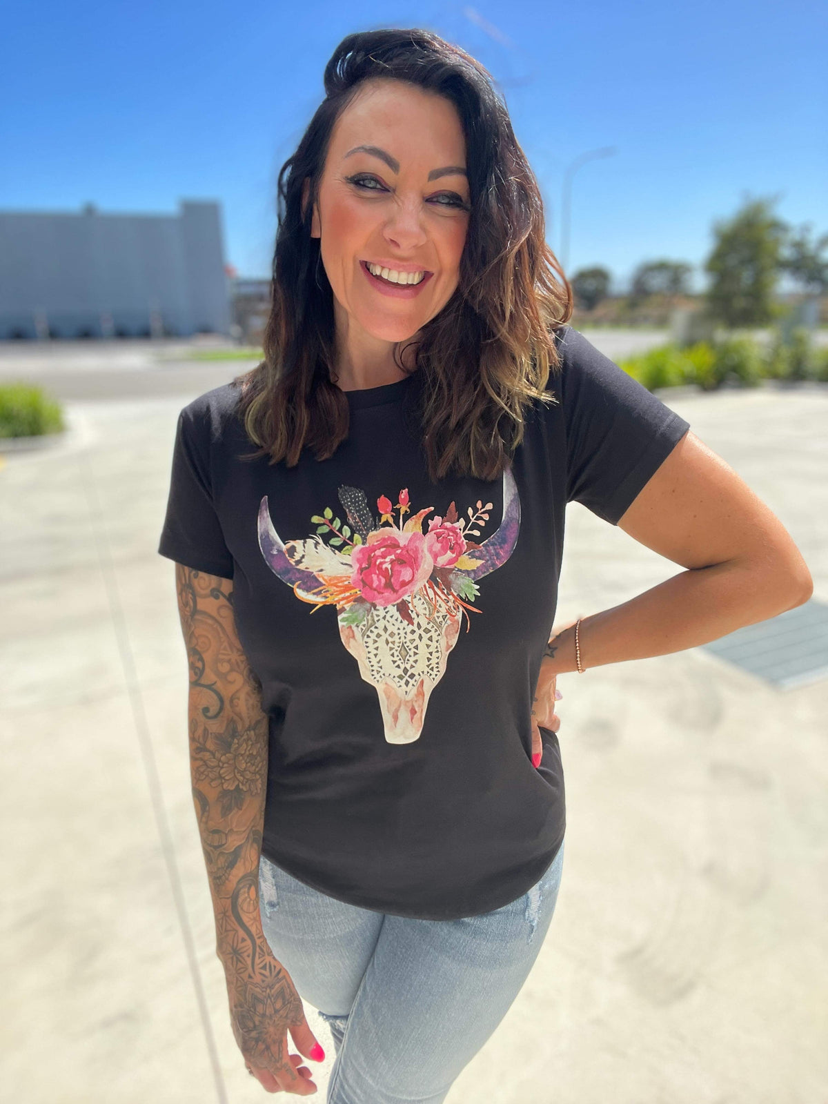 Bull Skull Tee (EOFY SALE)