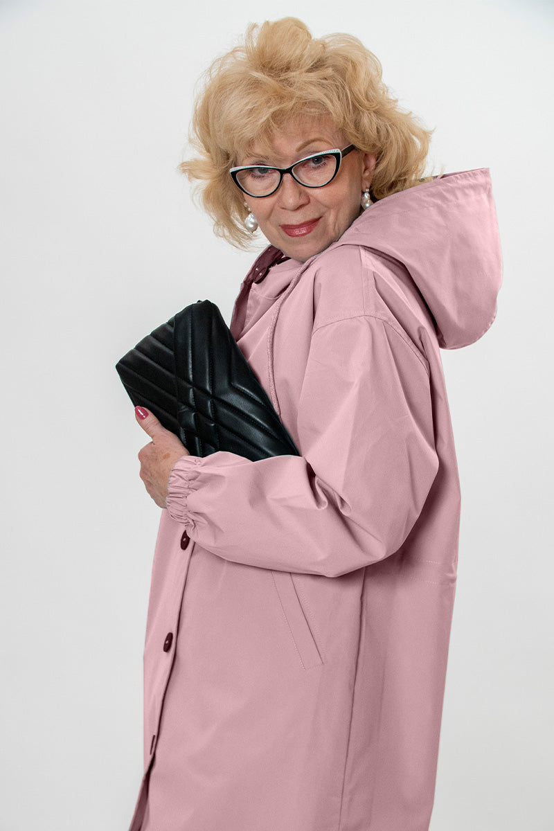Rachel™ Water-Resistant Oversized Hooded Windbreaker