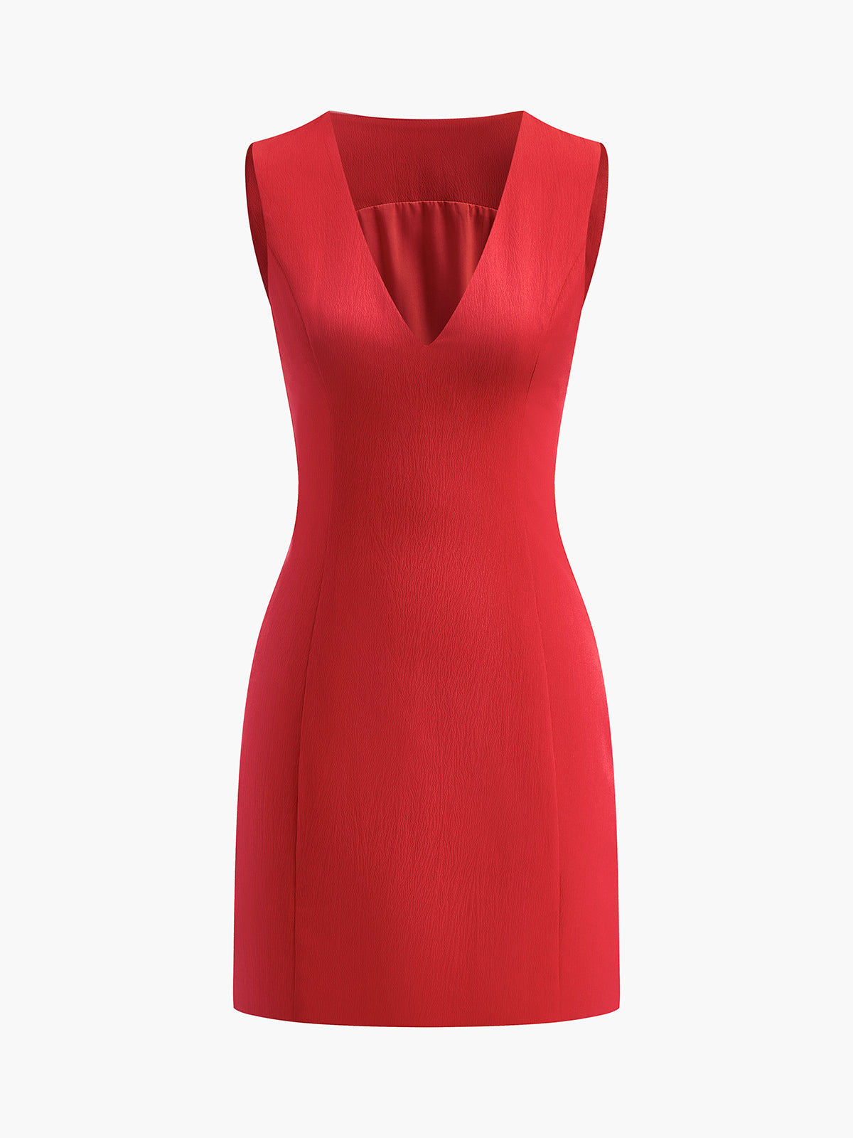 Ruby | Women's V-Neck Sleeveless Mini Dress Fitted Summer